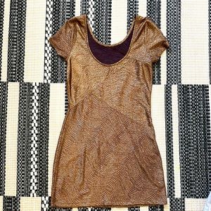 Free People Rust Color Mini Dress